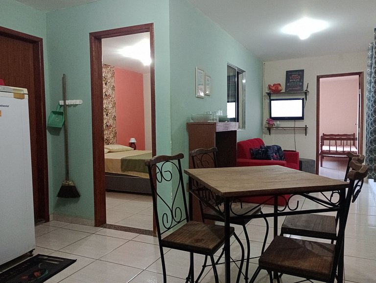 Apt - Família Espaçosa (2 Quartos Casal)