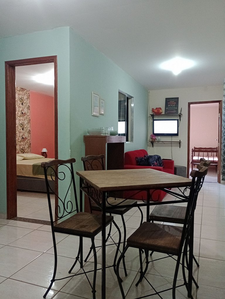 Apt - Família Espaçosa (2 Quartos Casal)